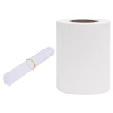 vidaXL Hageskjerm PVC 70x0,19 m hvit