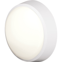 4lite Pylus Round utelys vegg hvit