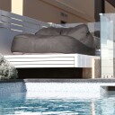 Satellite Twin Sofa Black Rock (Sunbrella) Svart