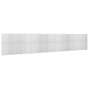 vidaXL Gabion med 3,5 mm wire og 5x2,5 cm nett 1100x10x200 cm