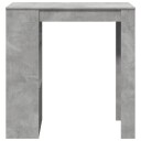  Barbord med stativer betonggrå 102x50x103,5 cm konstruert tre 8721158386465