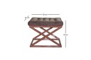 Gillie Sittepuff 40 cm   Kobber/Brun