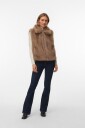 Vero Moda   Vest av juksepels Vmgloria Short   Brun