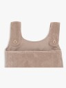 Jollein Playpen Oppbevaringsveske Cloudy Rib, Milky Coffee