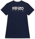 Kenzo Kjole   Navy/Rød m. Blomst   Kenzo   6 år 116   Kjole   Blå