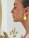 Bud to rose Sorrento Earring White/Gold   Gold   