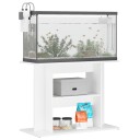Akvariumstativ Hvit 80X35X60 cm Konstruert Tre