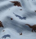Hust & Claire Abba Dino ull/bambus trøye til barn   baby blue (98)   98
