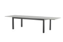 Venture Design Albany spisebord Svart/grå 224-324 x 100 cm Grå