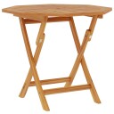 vidaXL Sammenleggbart hagebord Naturlig 90 x 90 x 75 cm