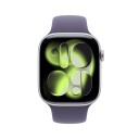 Apple Watch Series 11 GPS 46mm Silver Aluminium Case with Purple Fog Sport Band   S/M