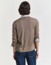 GANT Extrafine Merino Wool Cardigan - Beige - S