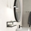 Dansani Moon Rundt Rammespeil LED lys -Ø75/90cm Børstet Messing / 75cm