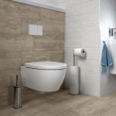 Esbada Vippe 2i1  Toalettpapir  og reserverullholder rund i krom