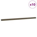  Trappeneser 10 pcs Brun 67 x 3.5 x 3 cm Aluminium