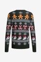 Jack & Jones - Genser Jjxmas Santa Knit Crew Neck Jnr - Blå