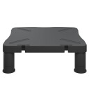 vidaXL Monitorstativ svart 33,5x34x10,5 cm