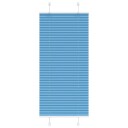  plisségardin blå 65x100 cm Stoff Bredde 64,4 Polyester