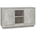 vidaXL Skjenk betonggrå 102x35x60 cm konstruert tre