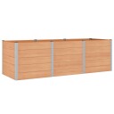 vidaXL Høybed Brun 300 x 100 x 91 cm WPC og Aluminium