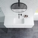 Pulcher Mood 140 Soft   Baderomsmøbel 140x46 matt hvit med SolidTec® vask