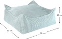 Wigiwama Kvadrat Puff Peppermint Green