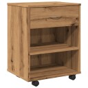  Rulleskap artisan eik 46x36x59 cm konstruert tre 8721158440143