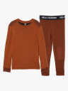 Helly Hansen Lifa Merino Set Brun 128/8