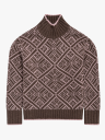 Bergans Vega Knitted Wool Jumper Women Brun L