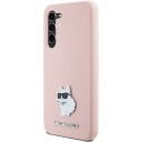 Karl Lagerfeld Mobildeksel for Samsung Galaxy S23+ Choupette Rosa Silikon