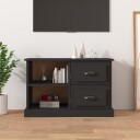 vidaXL TV-benk svart 73x35,5x47,5 cm konstruert tre