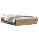  Sengeramme uten madrass artisan eik 150x200 cm konstruert tre 3329313
