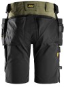 Snickers Workwear 6175 Fullstretchshorts grønn/svart 52, Klær