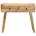  Konsollbord 90x32x75 cm grovt heltre mangotre
