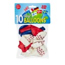 Ballongkungen Flaggballonger Norge 10-pakning 81008NO