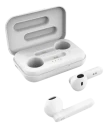 STREETZ True Wireless Stereo headset med ladeenhet - Hvit