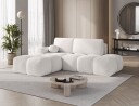 Vittario 3 seters boblete sovesofa med divan og oppbevaring venstre   Royal 01