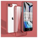 iPhone 7/8/SE (2020)/SE (2022) Shine/Protect 360 Hybrid-deksel Rød / Klar