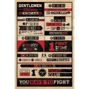 Fight Club Plakat Rules - 91,5 x 61 cm