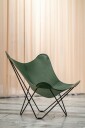 Cuero Pampa Mariposa Butterfly Chair Grass Green / Black