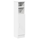 Vidaxl Baderomsskap med rulleholder hvit 20,5x22x90 cm 858497