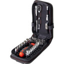 Wiha 44684 40-delers Bits- og Skrutrekkersett 1/4" med Veske
