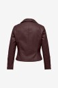 Only Carmakoma   Bikerjakke carEmmy Faux Leather Biker   Rød