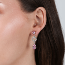 Snö Of Sweden Callie Crystal Ear Gold Light Pink Onesize