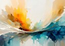 Vibrant Abstract Flow Plakat / 30x40