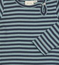 Petit Piao Body I/e - PPLuft - Bly Striped - Petit Piao - 74 - Langermet Body Blå Lyseblå Marineblå