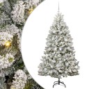  Kunstig juletre Grønn og hvit 180 cm PVC og metall