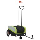  Sykkelvogn svart og grønn 30 kg jern