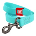 Waudog waterproof dog leash 20mm wide 183 cm long blue