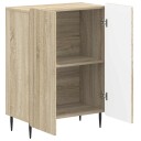 vidaXL Baderom Oppbevaringsskap ZWOLLE Sonoma eik 59,5 x 31 x 79,5 cm